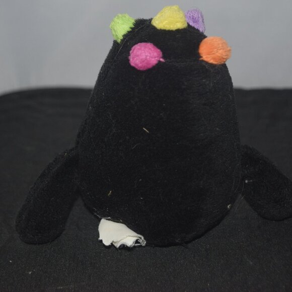 So So Happy Mad Dog 5"Collectible Plush Toy Black Rainbow - Picture 3 of 3